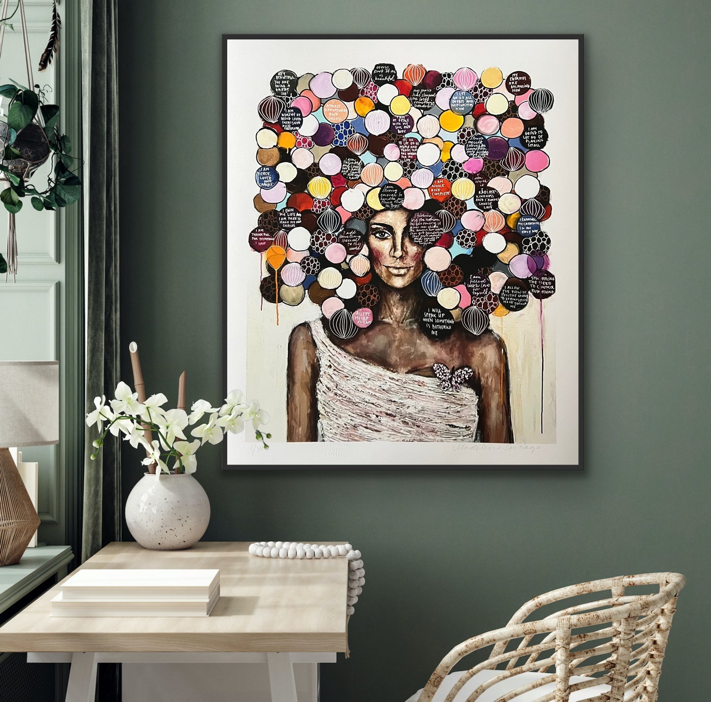 FINE ART PRINT - JAG BLIR VAD JAG TÄNKER