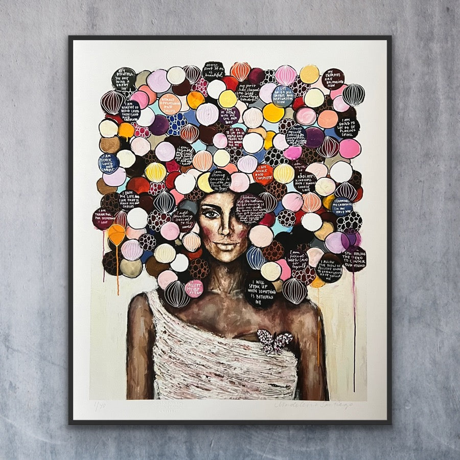 FINE ART PRINT - JAG BLIR VAD JAG TÄNKER