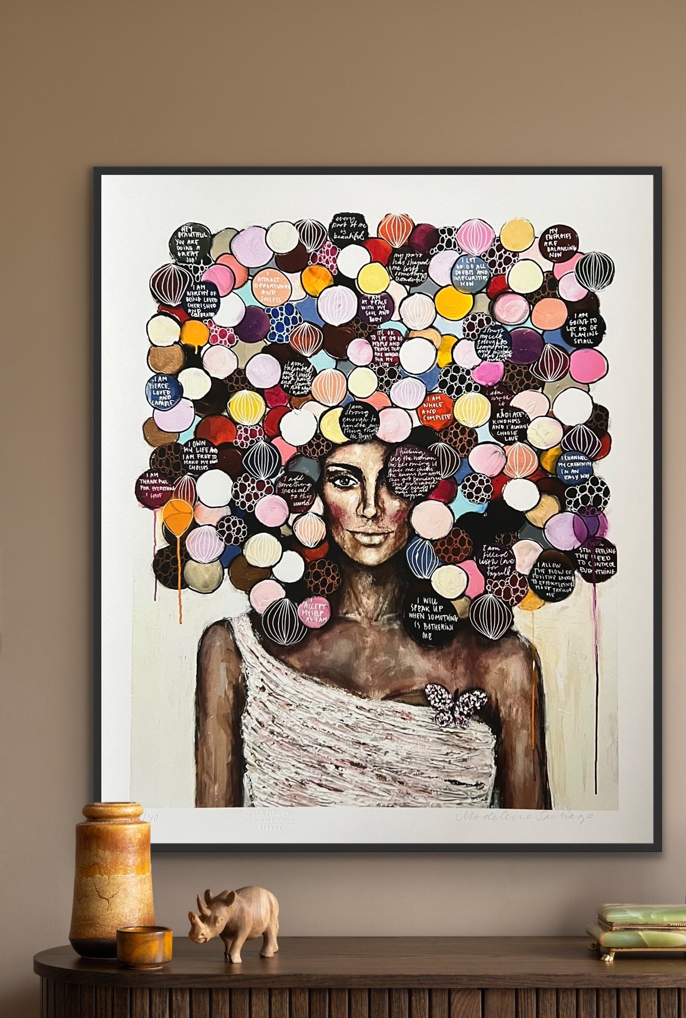 FINE ART PRINT - JAG BLIR VAD JAG TÄNKER
