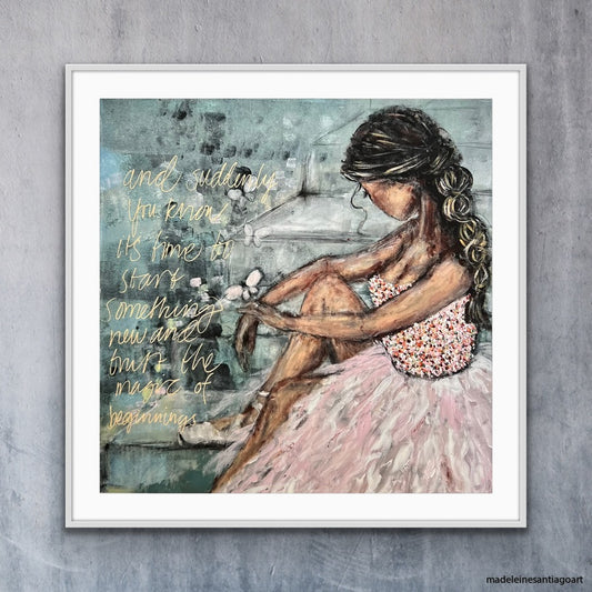 FINE ART PRINT - AND SUDDENLY YOU KNOW